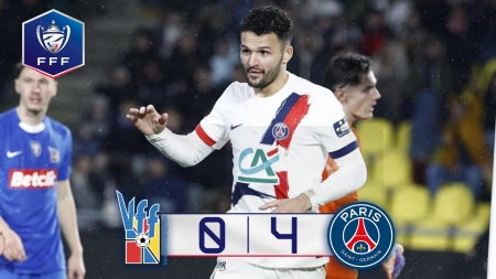 خلاصه بازی فونتنی 0-4 پاری سن ژرمن