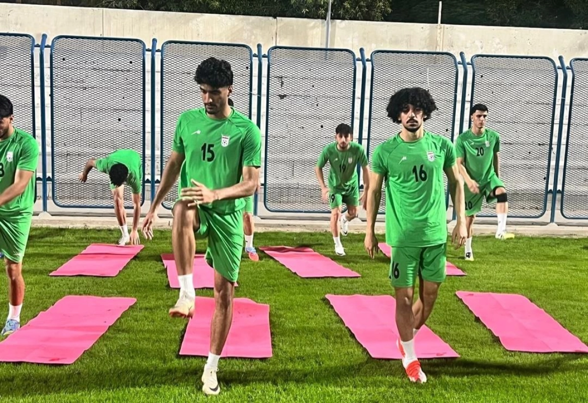 آغاز اردوی تیم ملی امید در دبی با تمرینی پرانرژی + عکس