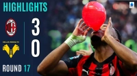 خلاصه بازی میلان 3-0 هلاس ورونا