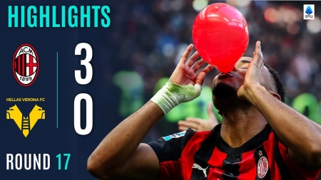 خلاصه بازی میلان 3-0 هلاس ورونا