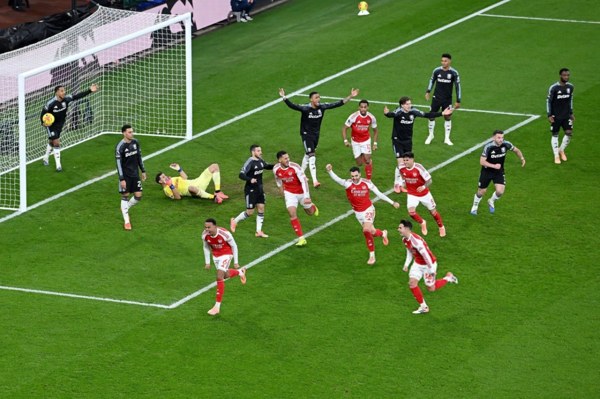 آرسنال ۴-۱ استون ویلا؛ فریاد قهرمانی در شمال لندن