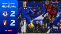 خلاصه بازی چلسی 2-2 بورنموث