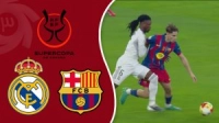 خلاصه بازی بارسلونا 3-2 رئال مادرید (فینال سوپرکاپ اسپانیا)
