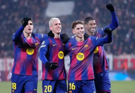 اسلاویا پراگ ۲-۴ بارسلونا؛ غنیمت ارزشمند از یخبندان چک