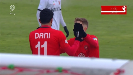 گل سوم تراکتور به مس رفسنجان توسط دانیال اسماعیلی‌فر