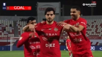 گل سوم شباب الاهلی به الشارجه توسط سعید عزت اللهی