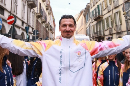 ابراهیموویچ، حامل مشعل المپیک زمستانی ۲۰۲۶