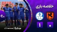 خلاصه بازی مس رفسنجان 0-1 استقلال خوزستان