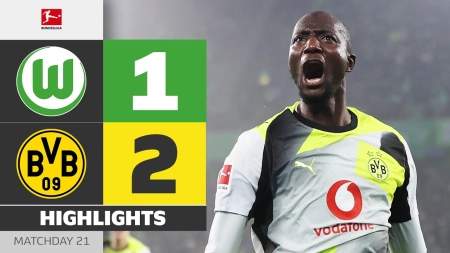 خلاصه بازی وولفسبورگ 1-2 دورتموند