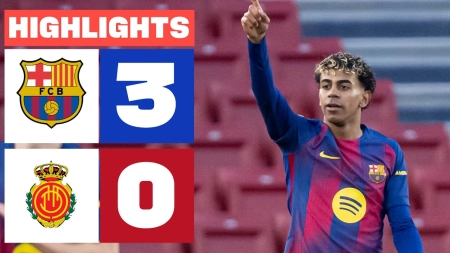 خلاصه بازی بارسلونا 3-0 مایورکا