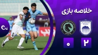 خلاصه بازی چادرملو 2-0 پیکان
