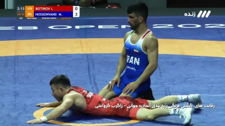 مدال طلای محمد حسینوند با غلبه بر حریف ازبکستانی