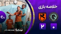 خلاصه بازی پیکان 0-2 مس رفسنجان