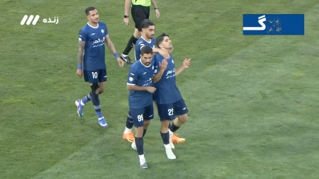 گل اول گل گهر به پرسپولیس با سوپرگل پورعلی