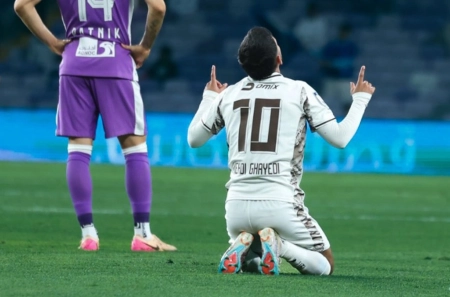 سوپرگل قایدی در شب تساوی العین و النصر