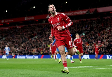 لیورپول ۳-۰ برایتون؛ صعود رویایی در آنفیلد