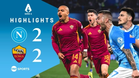 خلاصه بازی ناپولی 2-2 رم