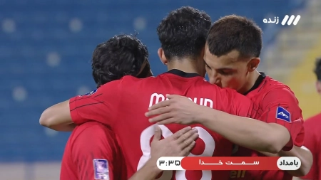 گل دوم تراکتور به الغرافه توسط امیرحسین حسین زاده