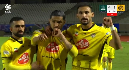 گل اول فجرسپاسی به شمس آذر توسط مهدی شریفی