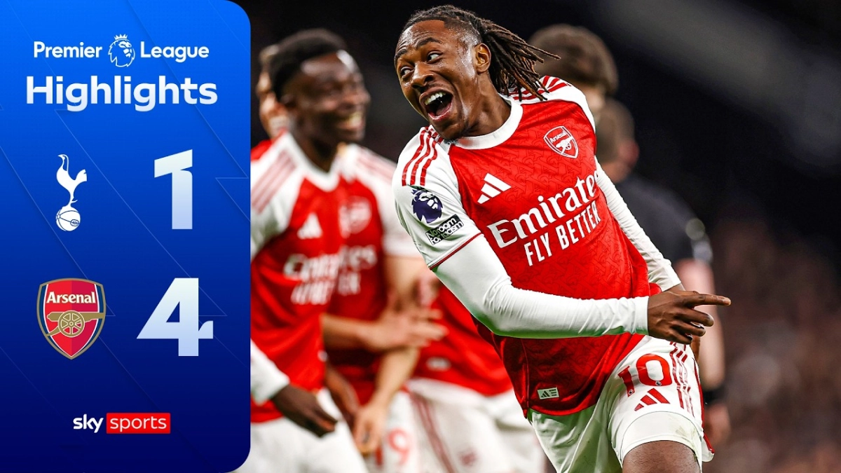 خلاصه بازی تاتنهام 1-4 آرسنال