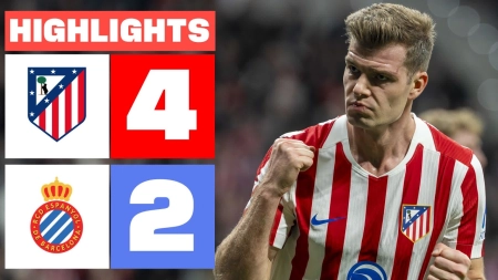 خلاصه بازی اتلتیکومادرید 4-2 اسپانیول