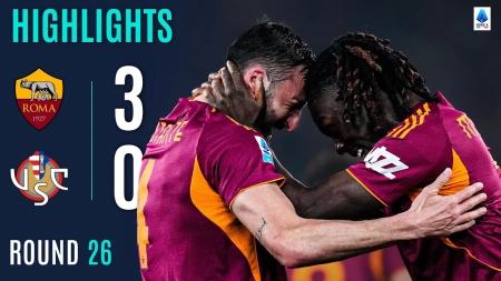 خلاصه بازی رم 3-0 کرمونزه