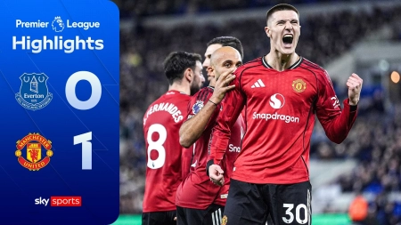 خلاصه بازی اورتون 0-1 منچستریونایتد