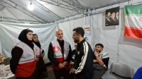مرد سال فوتسال آسیا در کنار جمعیت هلال‌احمر