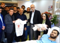 احساس افتخار کاپیتان ملی‌پوش استقلال از ملاقات با جانباز محمدی