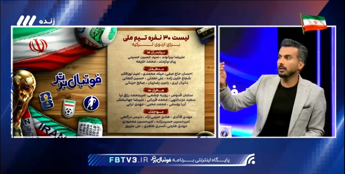 بررسی فهرست ۳۰ نفره تیم ملی با محمدحسین میثاقی