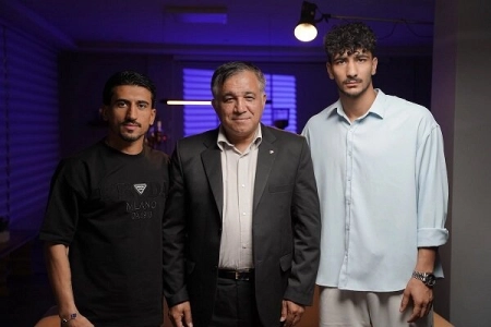 دیدار تاجرنیا با ملی‌پوشان استقلالی تیم ملی