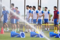 تمرین پرانگیزه ملی‌پوشان با حضور ۴ لژیونر
