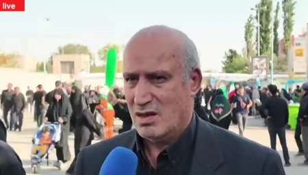حضور رئیس فدراسیون فوتبال در مراسم وداع با رهبر شهید