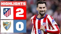 خلاصه بازی اتلتیکومادرید 2-0 مالاگا