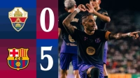 خلاصه بازی الچه 0-5 بارسلونا