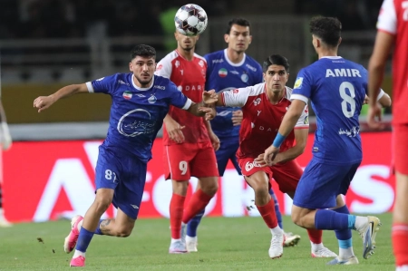 استقلال ۱-۱ پرسپولیس؛ تساوی سرخابی‌ها در شب پرهیجان نقش‌جهان