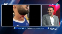 واکنش خلیلی به صحنه چنگ زدن کنعانی روی گردن آقاسی: صحنه قشنگیه!