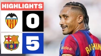 خلاصه بازی والنسیا 0-5 بارسلونا