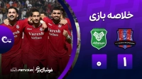 خلاصه بازی نساجی 1-0 خیبر
