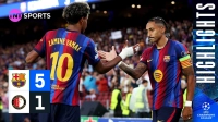خلاصه بازی بارسلونا 5-1 فاینورد