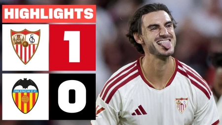 خلاصه بازی سویا 1-0 والنسیا