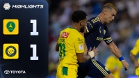خلاصه بازی الخلیج 1-1 النصر | گلزنی رونالدو