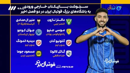 سرنوشت بازیکنان خارجی ورودی به باشگاه های بزرگ فوتبال ایران در دو فصل اخیر