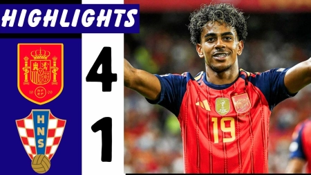 خلاصه بازی اسپانیا 4-1 کرواسی