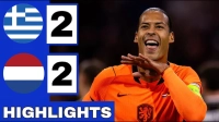 خلاصه بازی یونان 2-2 هلند