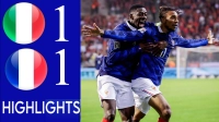 خلاصه بازی فرانسه 1-1 ایتالیا
