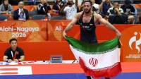 مدال طلای امیرعلی آذرپیرا در وزن ۹۷ کیلوگرم کشتی آزاد