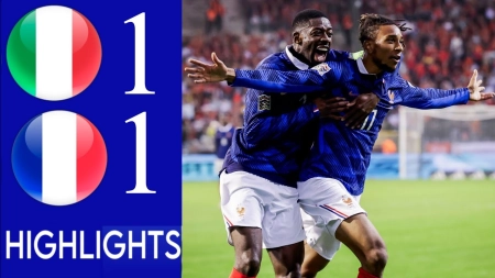 خلاصه بازی فرانسه 1-1 ایتالیا