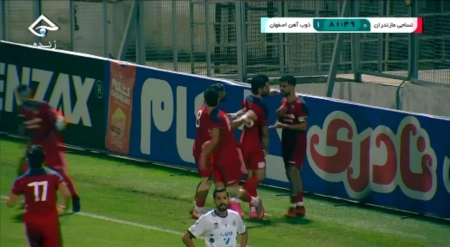 گل اول نساجی به ذوب آهن توسط امیرمسعود سرآبادانی
