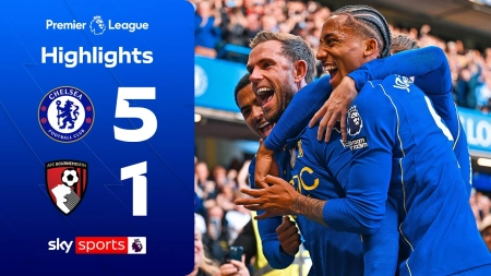 خلاصه بازی چلسی 5-1 بورنموث